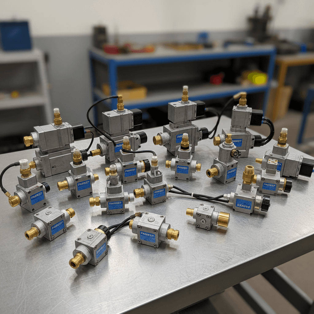 Assorted hydraulic valves