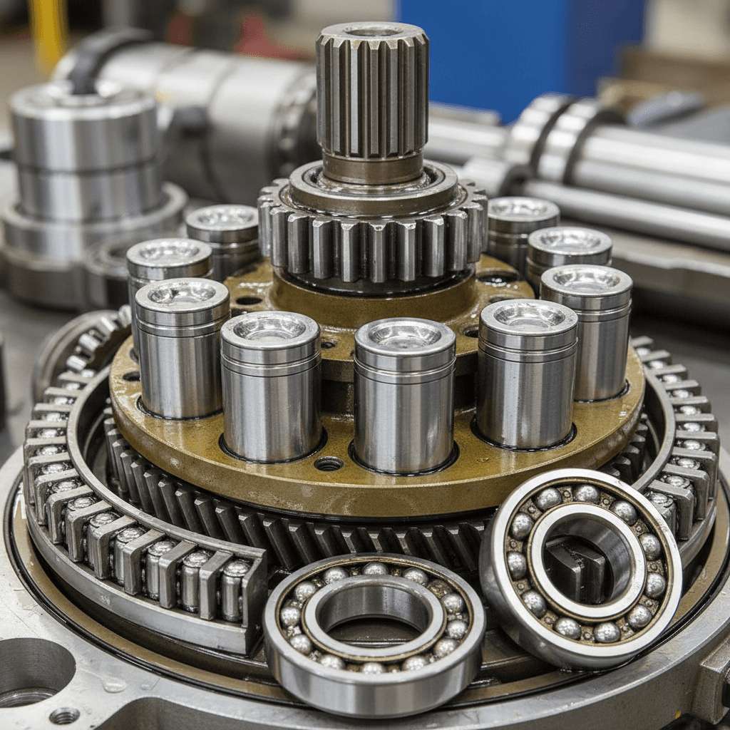 Internal hydraulic components